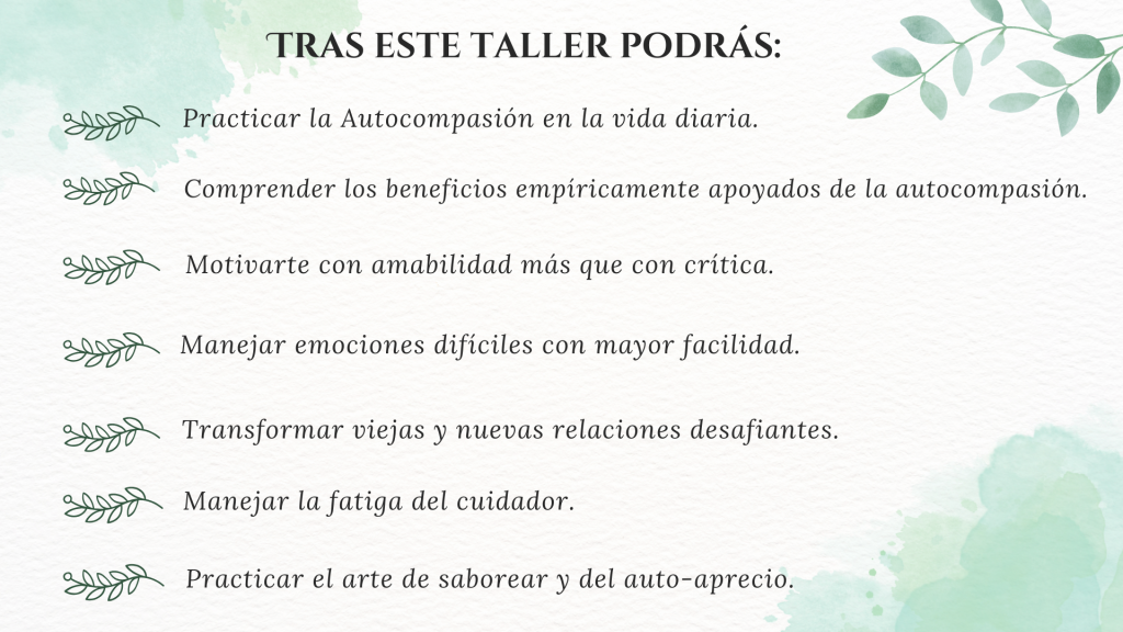 programa mindful self-compassion mindfulness y autocompasión tras el taller podrás