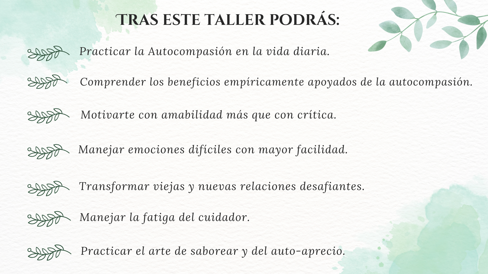 programa mindful self-compassion mindfulness y autocompasión tras el taller podrás