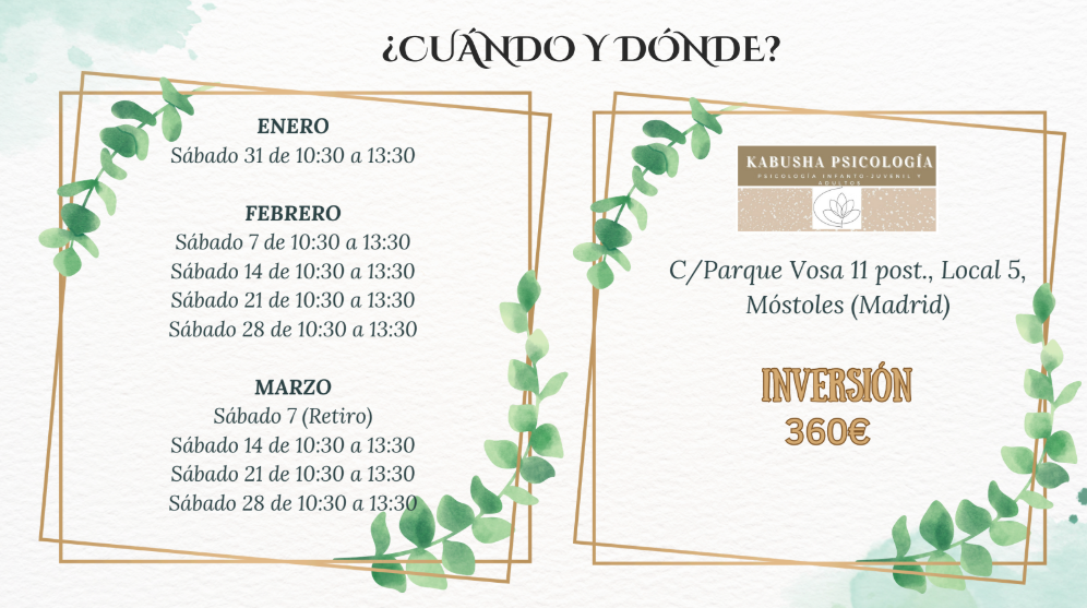 Programa Mindful Self-compassion 2026 cuándo y dónde Mostoles