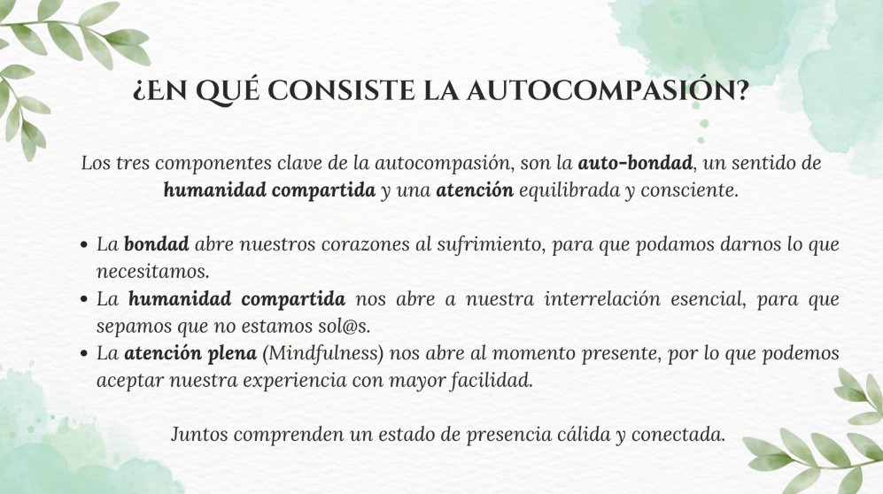 Programa Mindful Self-compassion 2026 autocompasión